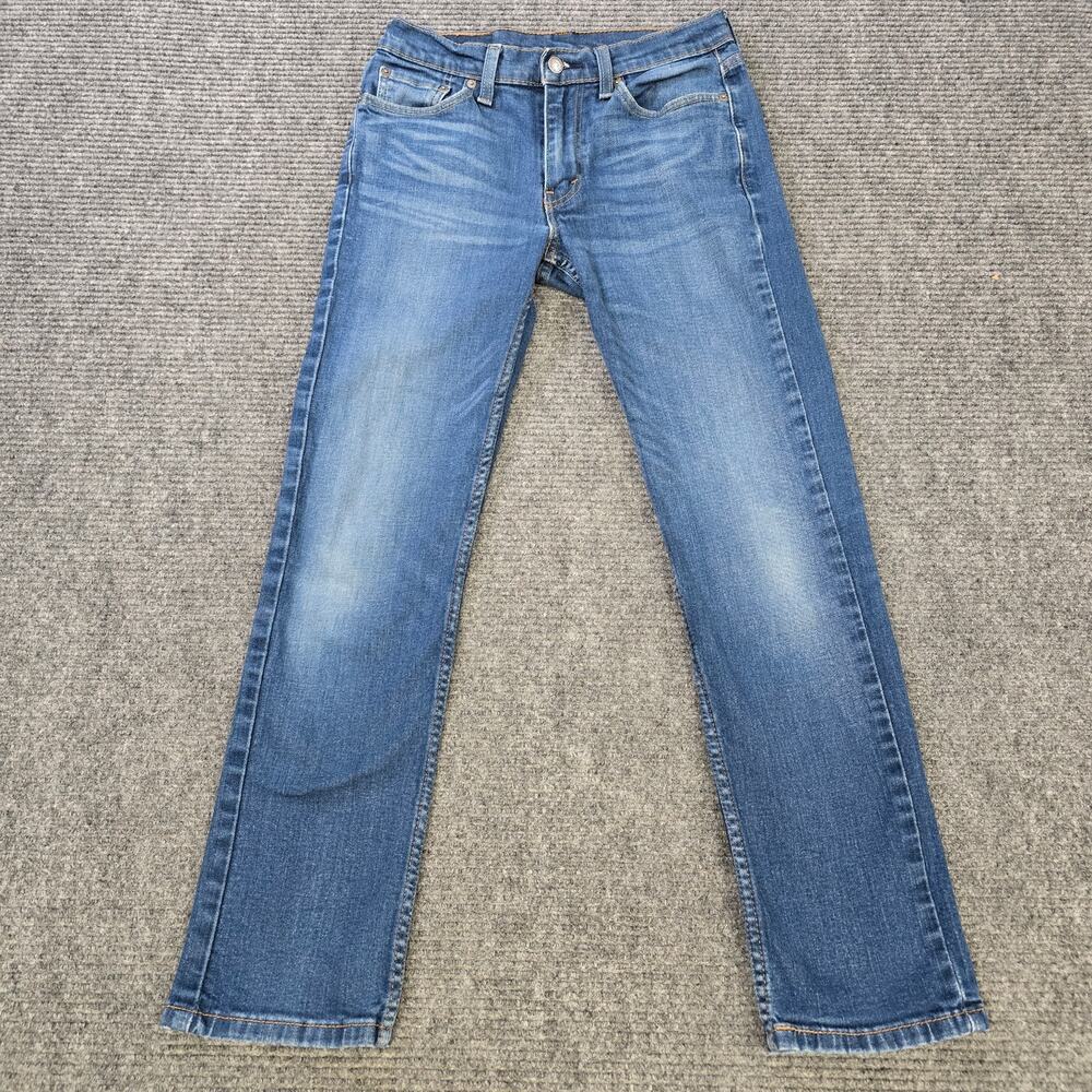 Levi's 514 Jeans Mens 30x32 Blue Straight Stretch Medium Wash